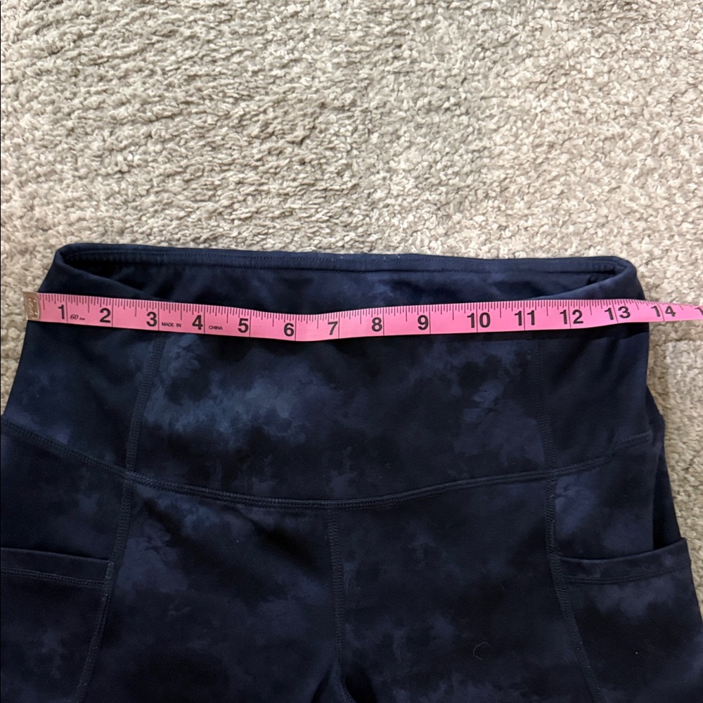 Active Life Navy Tie-Dye Ankle Pants - Picture 2 of 6